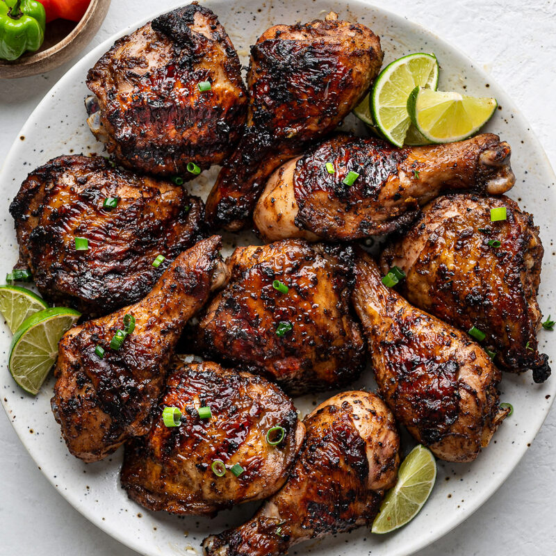 Jerk chicken plate
