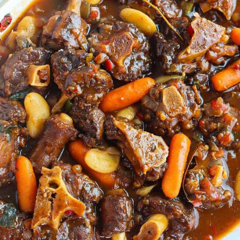 Oxtails plate